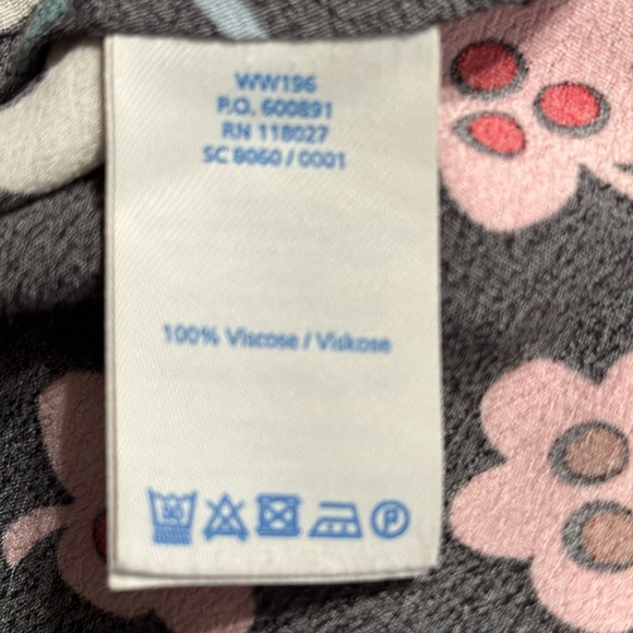 Boden Floral Long Sleeve Dress - Black and Multicolor - Picture 11 of 14